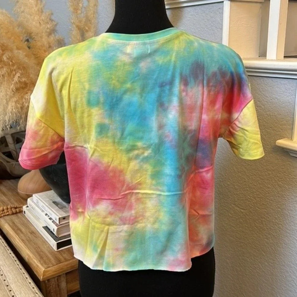 Love Fire Tie Dye Crop Top - Picture 3 of 4
